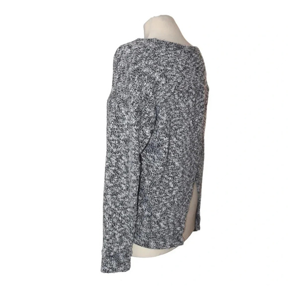 Splendid || Split Back Marled Heathered Knit Sweater Medium - Picture 2 of 7